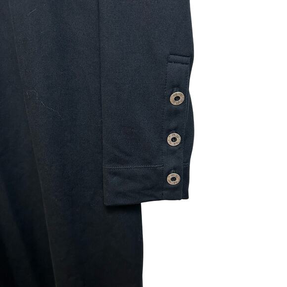 Title Nine Black Long Sleeve Turtleneck Knit Dress Size M - Picture 3 of 6